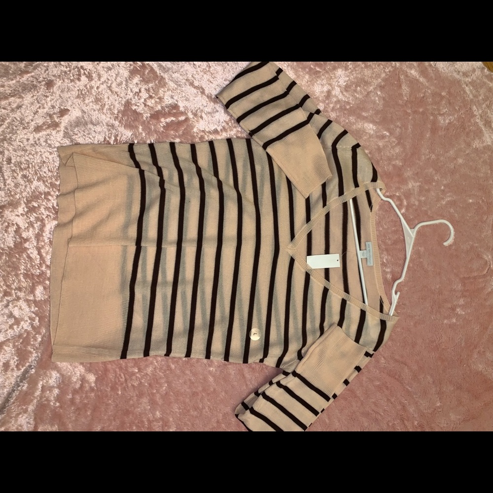 Pink and Brown Sweater